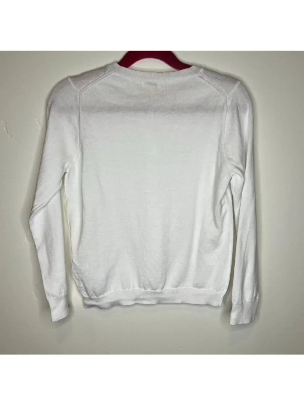 Crewcuts Factory Girls Re-Imagined White Cardigan Sweater Size Small, NWT